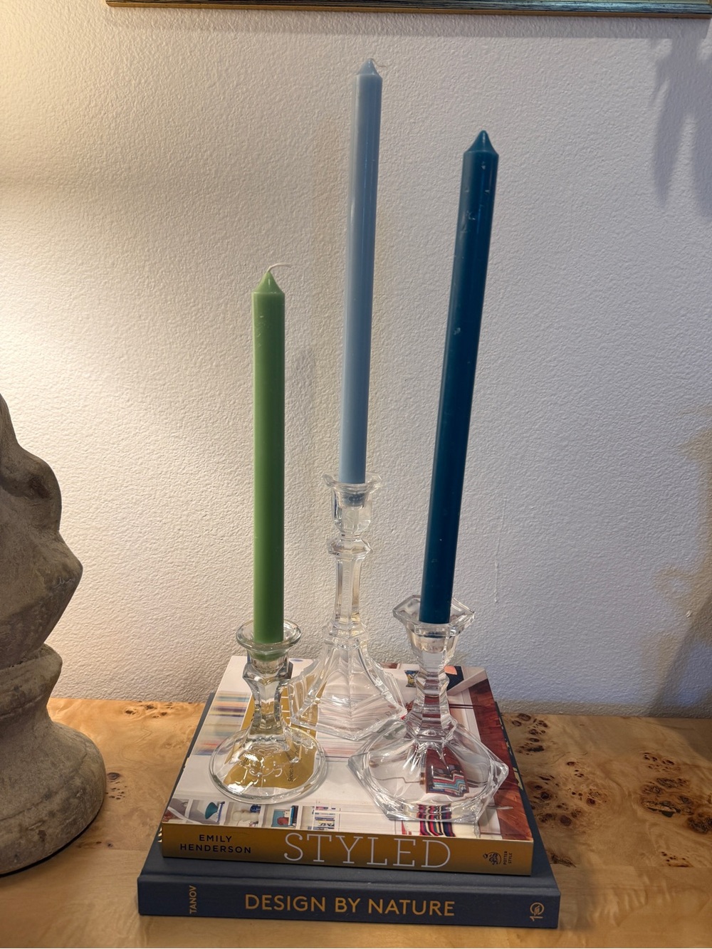 Set of 8 Glass Candle Holders